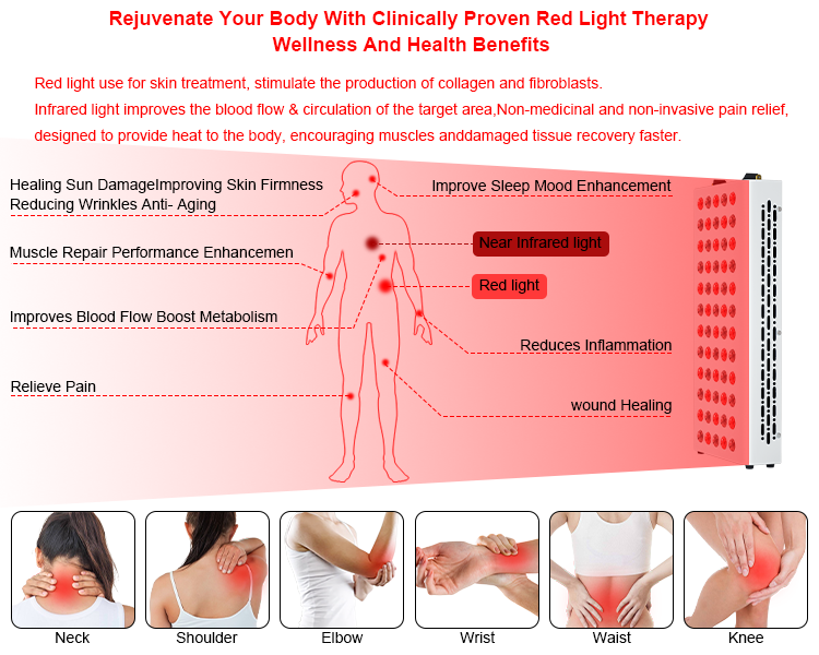 660nm 850nm Spa LED Red Light Therapy Device Tighten Wrinkless Energy Cell Anti Aging