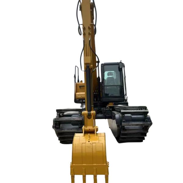 Universal Amphibious Excavator Pontoon for Swamp Canal Digging