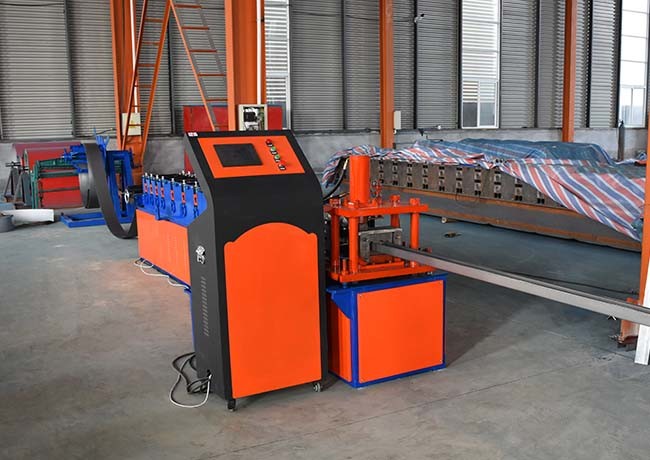 Shaft 70mm C Purlin Roll Forming Machine , Furring Channel Roll Forming Machine
