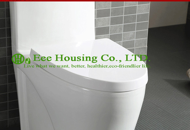 Wc Toilet With Dual Flush Ceramic One Piece , Siphon Flushing,Bathroom Sanitary Wares Chinese Wc Toilet