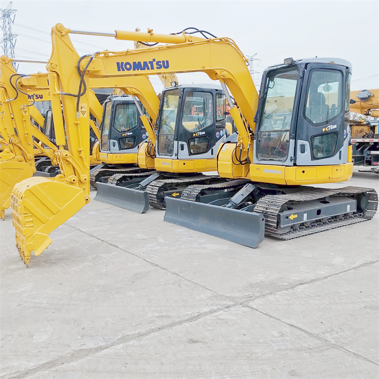 2018 Good Health 8 Ton Used PC78US-6 Excavator Made in Japan with Cummins Engine