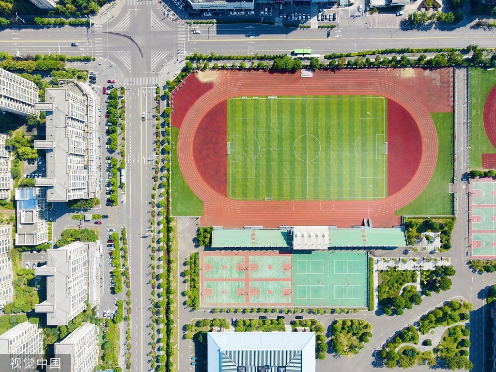 IAAF Certificated Athletic Running Track Blue Walking Way Jogging Track