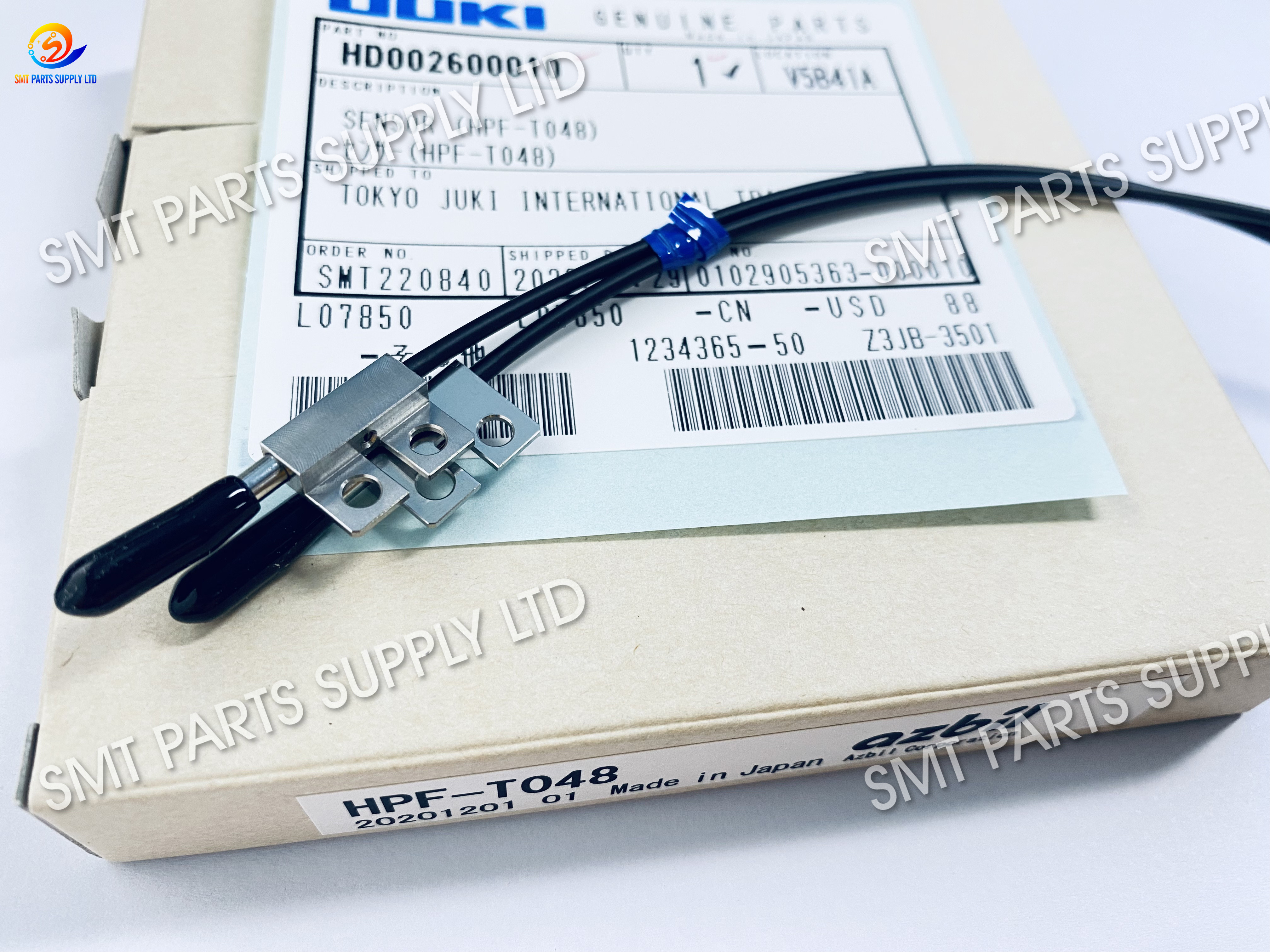 JUKI Sensor HPF-T048 SMT Spare Parts HD002600010 Original New / Copy New
