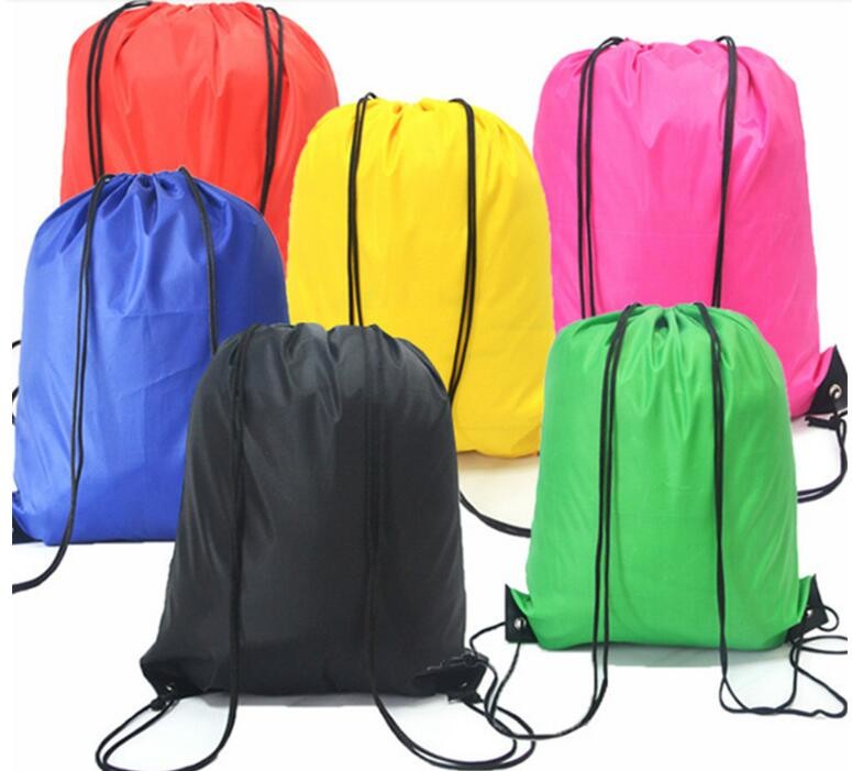 Outdoor Use 210D Sample Shoe Polyester Drawstring Bag,fashionable pattern printing polyester foldable shopping bag PACK