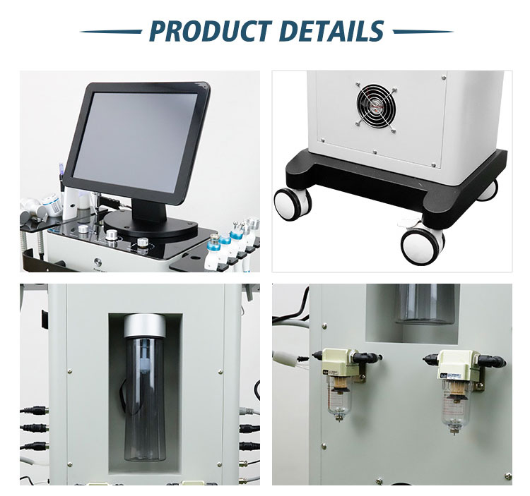 Multifunctional Hydro Dermabrasion Profession Anti Aging Diamond Peeling Injection Facial Oxygen Beauty Equiment