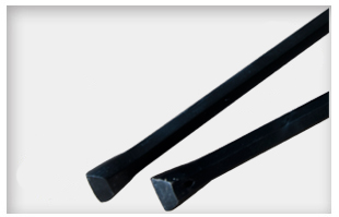 ISO SGS Certified Small Hole Drilling Tools Chisel Bit Integral Drill Steel Rod hex 22 x 108 mm