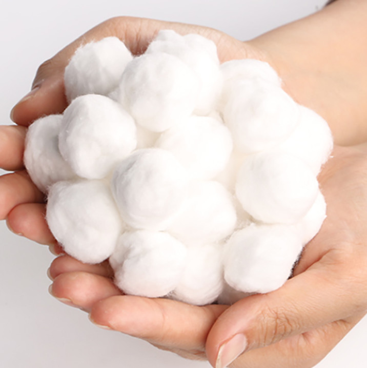 Disposable Sterile 50g 100% Absorbent Cotton Ball Medical Soft Skin