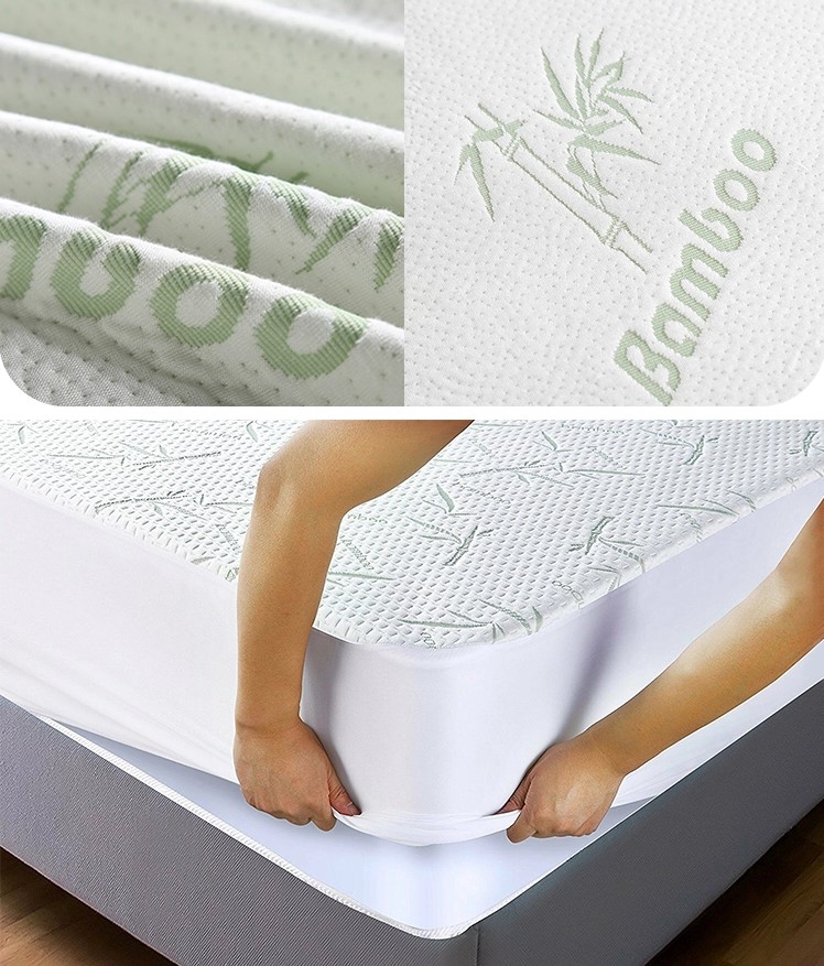 210cm Width Knitted Jacquard Bamboo Fiber Fabric Waterproof For Mattress Cover