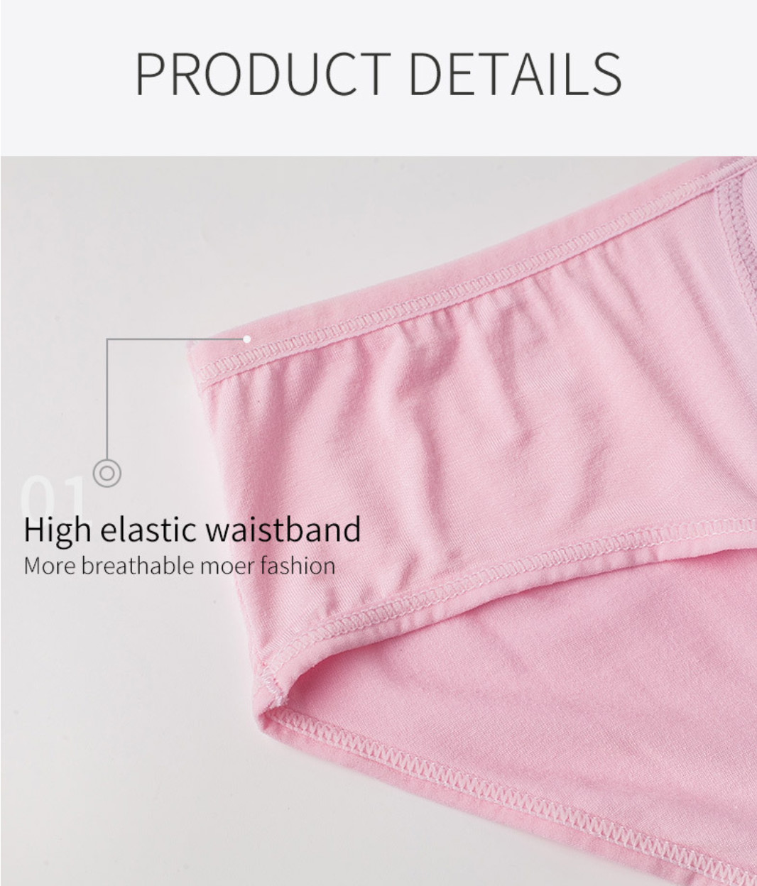 4x Absorbable Period Panties Underwear Comfortable Four Layer Waterproof Briefs