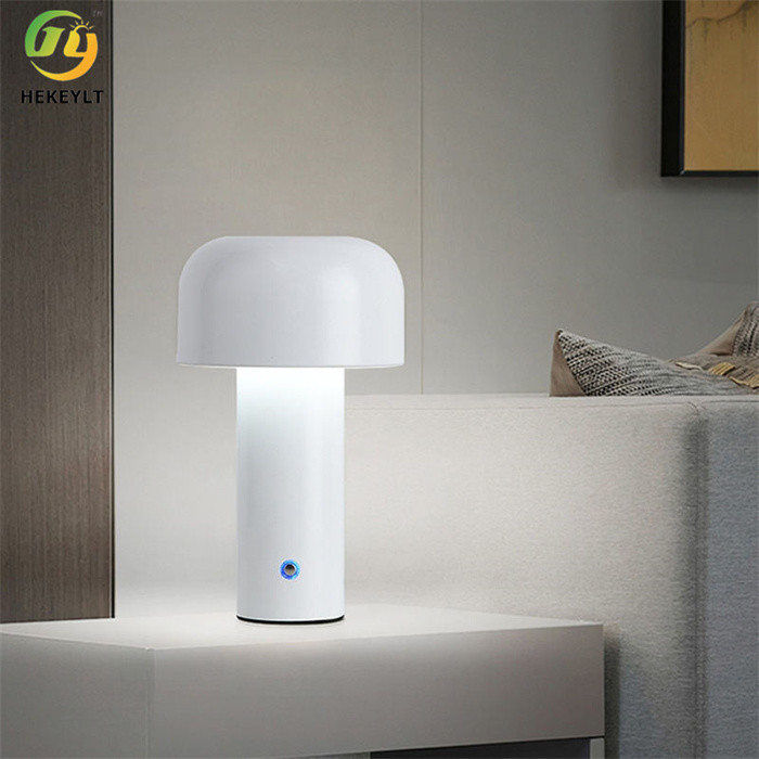 LED Desk Bedside Table Lamp Small Mushroom Lamp