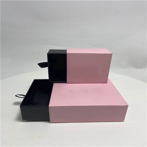 Handmade Embossing Craft Pink rectangle Jewelry Packaging Box