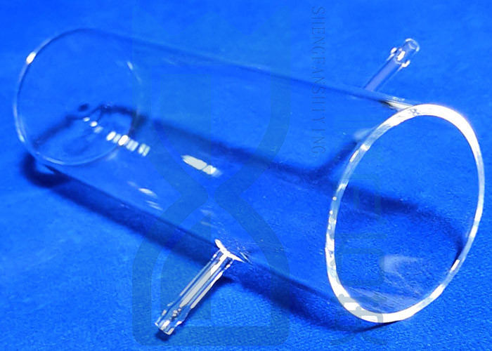 Transparent Quartz Glass Reactor Is Used For Chemical Quartz Glass Tube