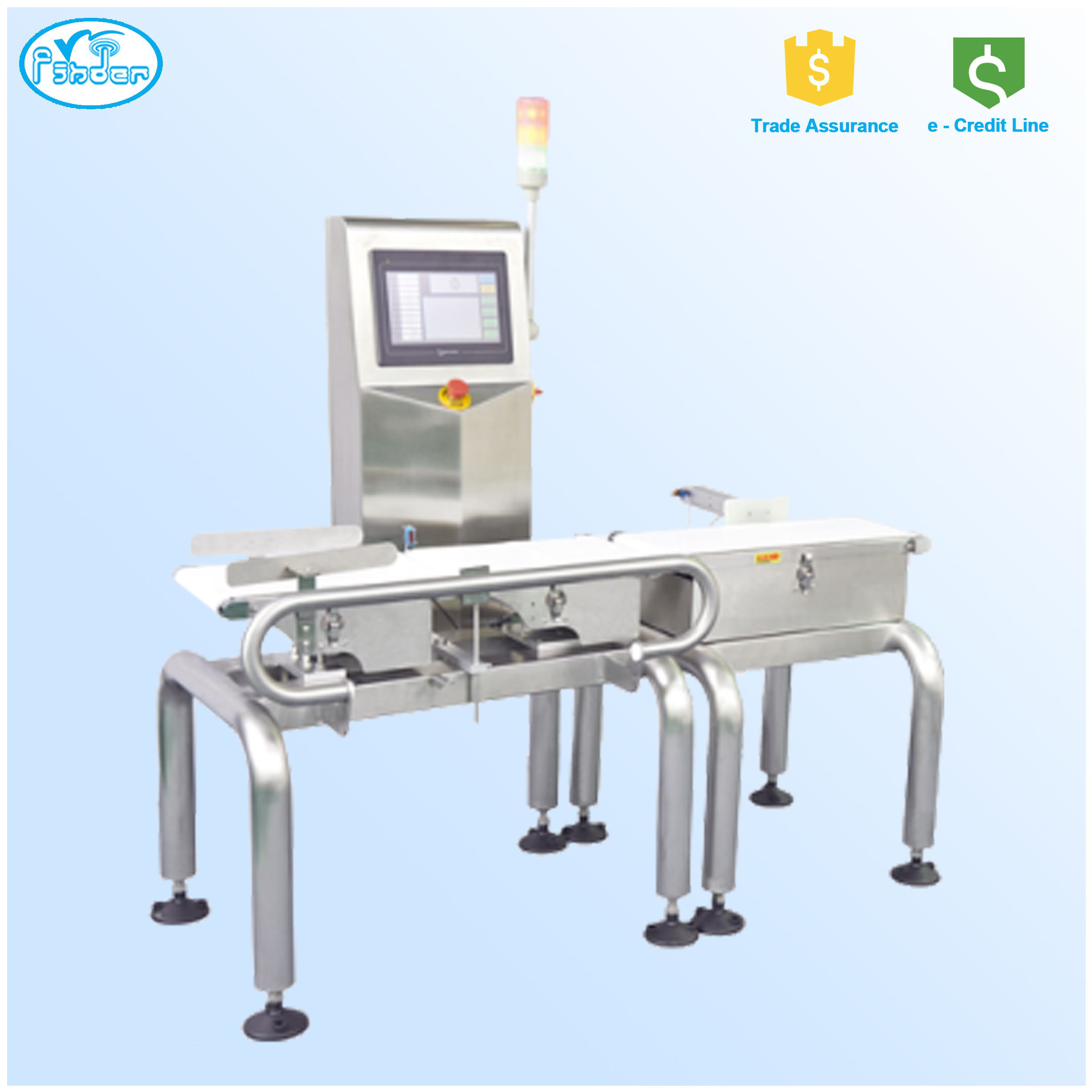 Conveyor Belt Food Needle Detector Machine Digital Data Print Function