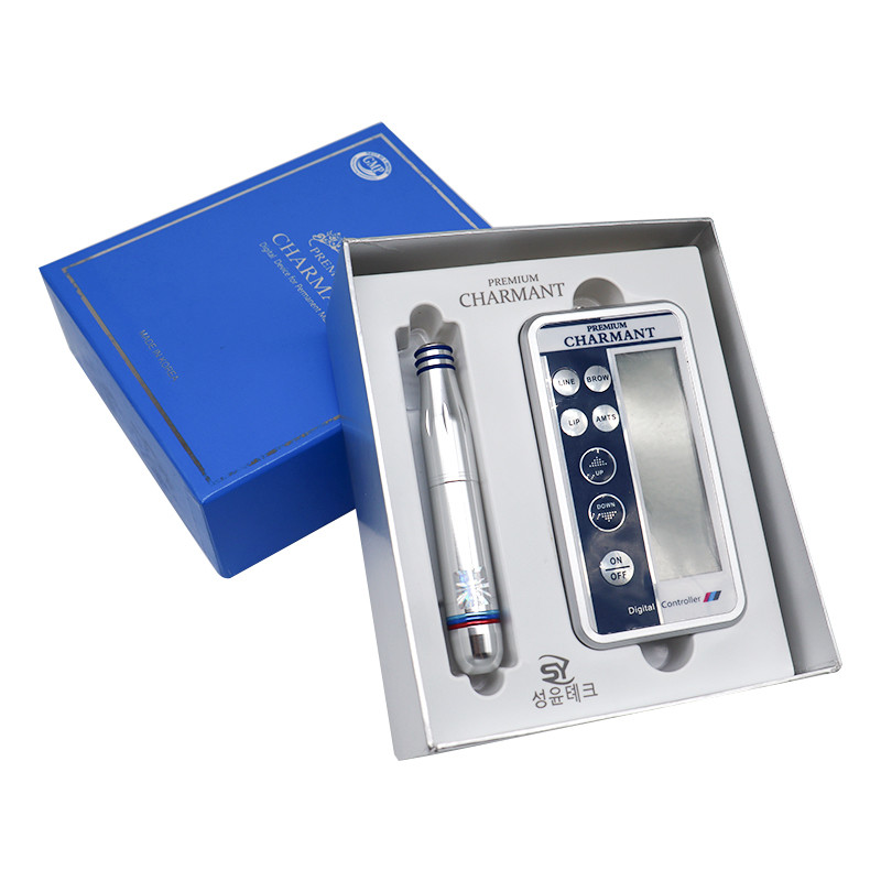 12V Digital Control Semi Permanent Makeup Tattoo Kit Charmant Tattoo Machine