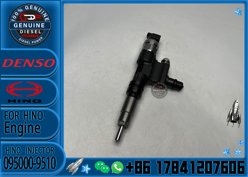 High Quality Common Rail Injector 095000-9510 23670-E0510 for N04C Diesel Nozzle