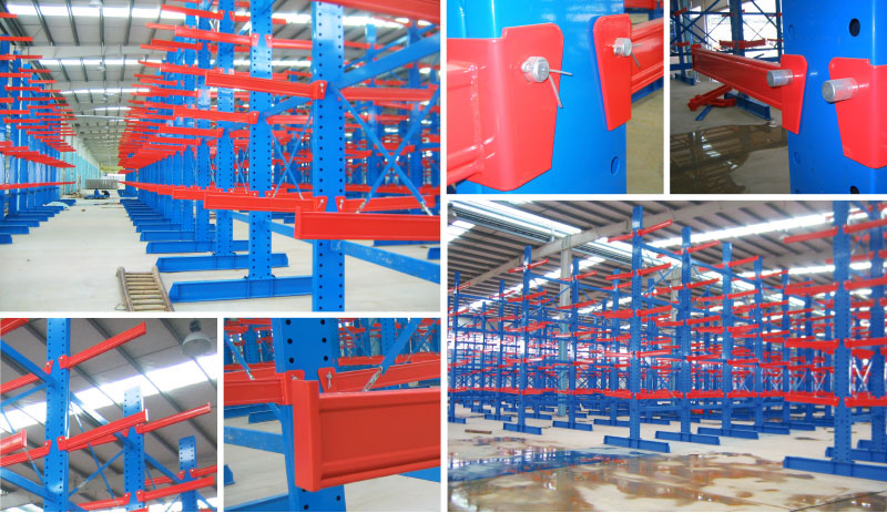 Cantilever Racking Roll Out Cassette Rack For Long Products