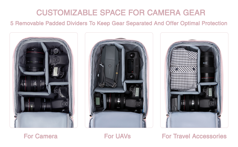 camera laptop backpack