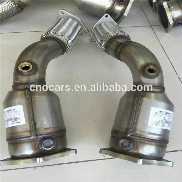 Three Way Car Catalytic Converter Shell for Porsche Cayenne Turbo Cleaner 955113021BX 955113022BX