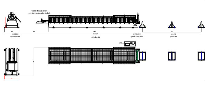 Malaysia standard 760 roofing panel rolling machine, 0.18mm thick, PPGL