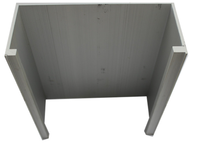 Natural Oxidation Aluminum Industrial Profile , Extruded Aluminum Rectangular Tubing