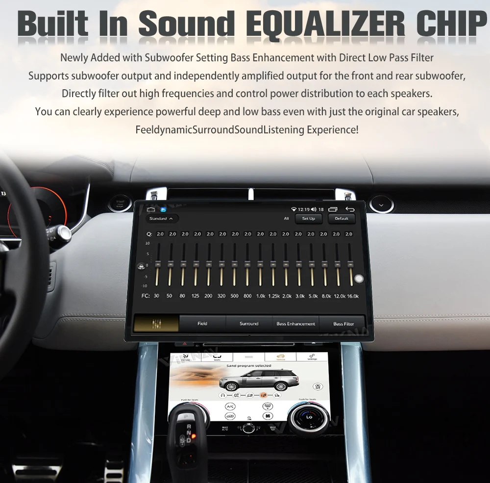 Auto Stereo Car Radio For Range Rover Sport L494 2013-2017 Carplay Android Multimedia Player GPS Navigation Head Unit