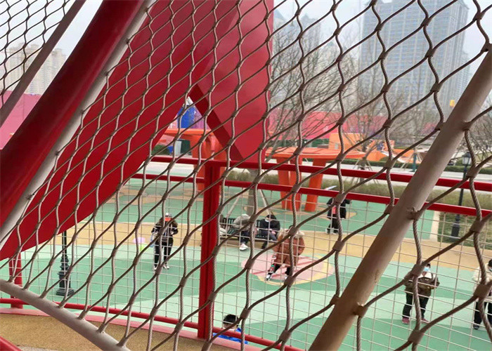 Soft Macaw Aviary Wire Stainless Steel Rope Mesh Netting For Enclosure Fence