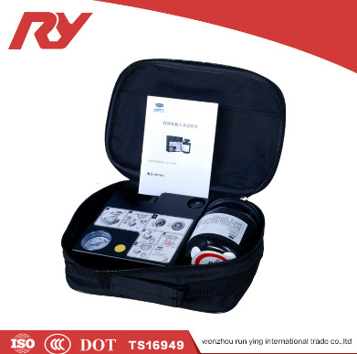 High Pressure Car Tire Inflator 12V 450ml Glue High Accurate Digital Pressure Control