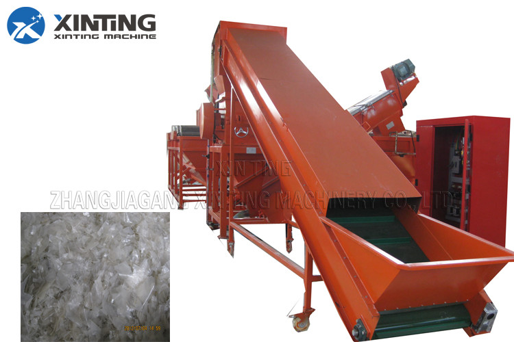 320ppm PP Rigid 3000kg/H Plastic Washing Recycling Machine