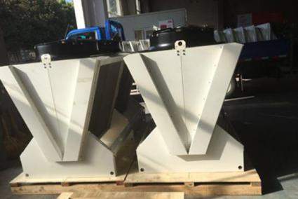 Blockchain Miners Hybrid Dry Cooler With Ziehl Abegg Axial Fans