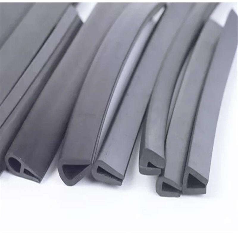 Glass Door Waterproof Rubber Seal Strip FKM PTFE Smooth Durable