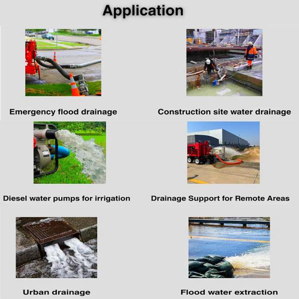 Fire Fighting Water Pump High Quality Self Priming Pump High Pressure Diesel Water Pump