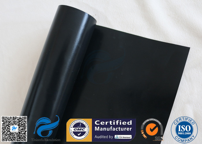 Black ptfe coated glass fibre fabric For Non Stick BBQ Grill Mat