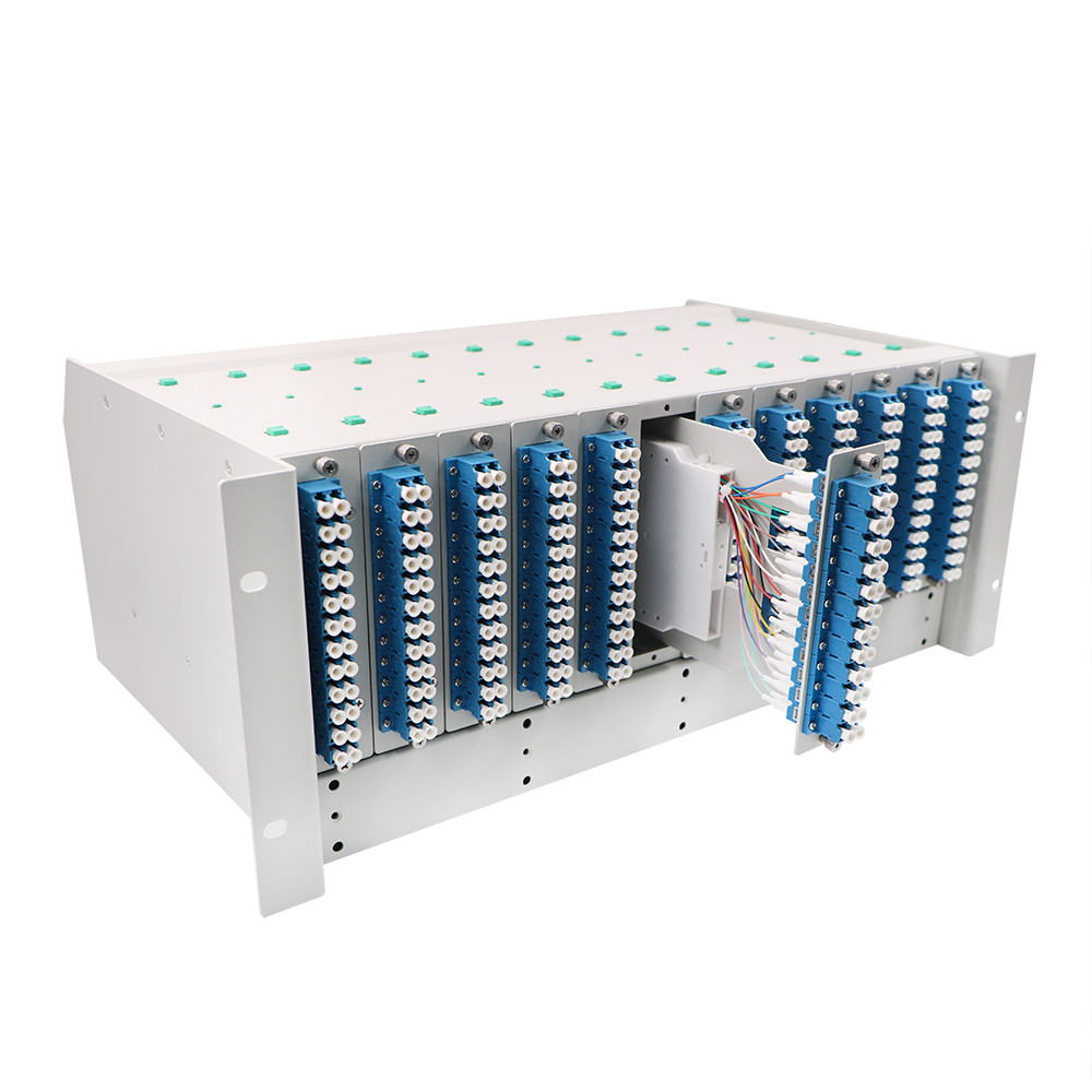 ODF 19" Rack Mount 4U 144 Port 288 Core Fiber Optic Patch Panel For Date Center