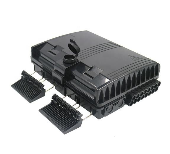 ABS Plastic FTTH Fiber Optic Termination Box 16 Core Wall / Pole Installation