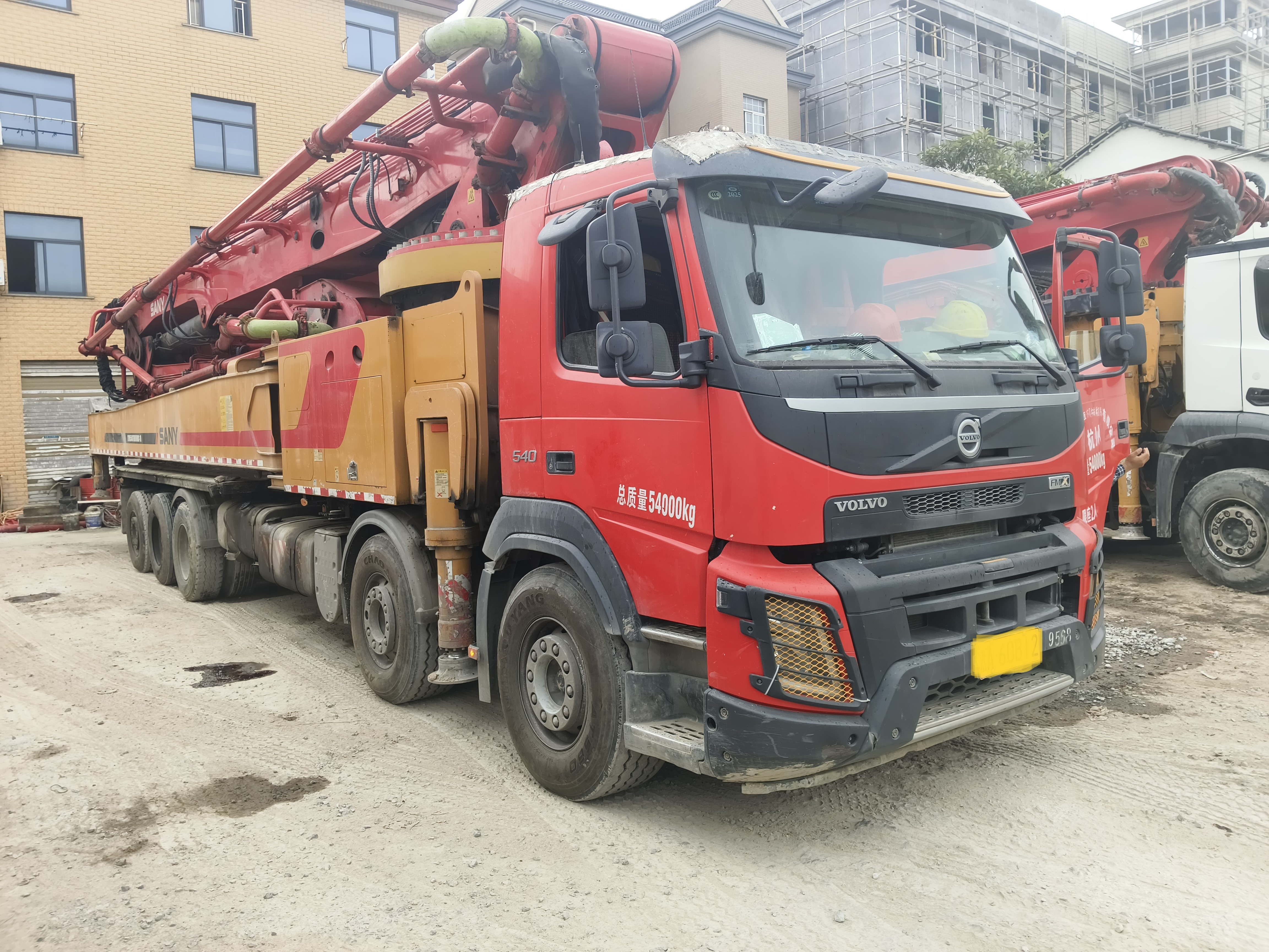 New arrival: SANY 68m Concrete Pump Truck - Inquire Now for Best Price!