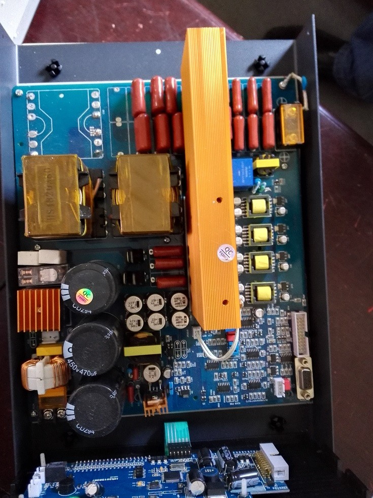Integrated Ultrasonic Plastic Welder for Electronic Sealing Box , 20 khz 2000w
