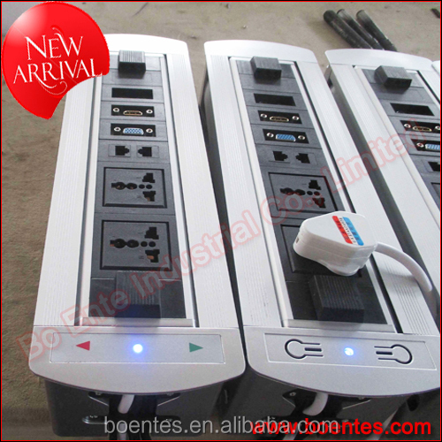 Motorized Cable Cubby/Electric Desktop Socket/Automatic Tabletop Socket