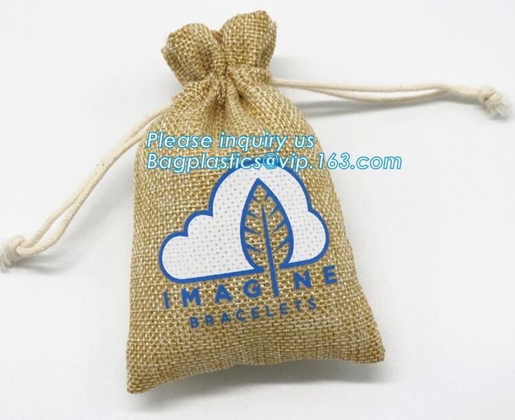 Custom cheap wedding favor gift packaging drawstring burlap jute pouch bag,drawstring jute bag burlap shopping bag new s