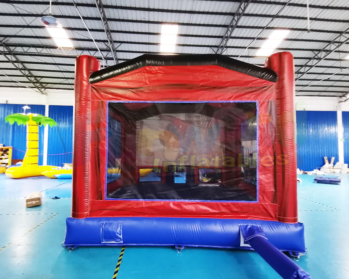 0.55mm PVC Superhero Jumping Castle Inflatable Commercial Bounce House