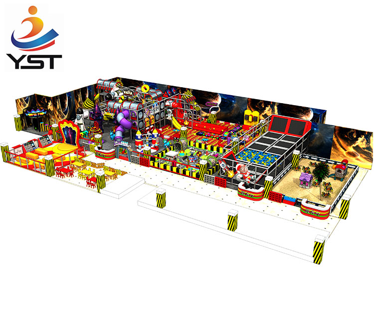 3 - 15 Years Old Indoor Soft Play Equipment Kids Naughty Castle Funny Design