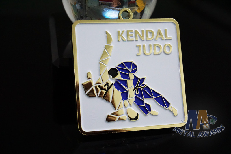 Judo Logo Custom Sports Taekwondo Medals With Gold Silver Copper Plating 60mm Size