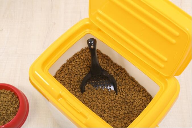 Food grade square Plastic Bucket 20 liter with lid, dog food plastic container, PP/PE Plastic dogs-food Bucket Pail Easi