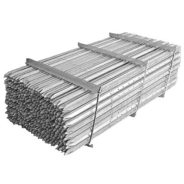 Metal Hot Dipped Galvanised Steel Star Pickets Y Steel Fence Posts