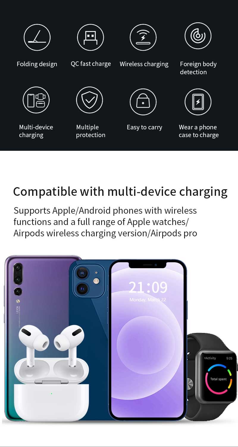 Plastic Acrylic Mobile Phone Wireless Charger For Huawei P30 P40 Pro