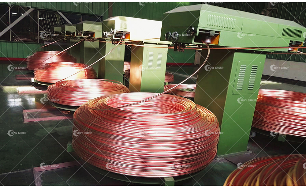 12000T/Year Cathe Copper Rod Upward Continuous Casting and Rolling Machine