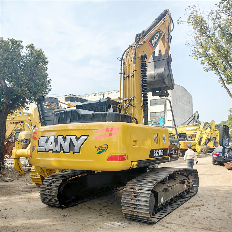 20 Ton Used Sany 215 Excavator in with MITSUBISHI Engine and Original Hydraulic Valve