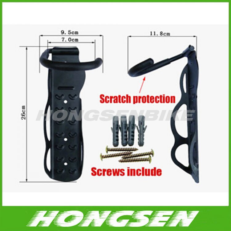 Hook for bicycle parts and wall hooks for bicycle display hanger