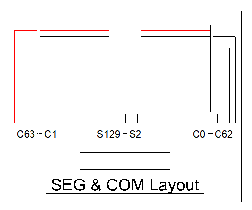 128x64 1.3'' Mono OLED LCD Display 30Pin Monochrome PMOLED Screen SH1106G