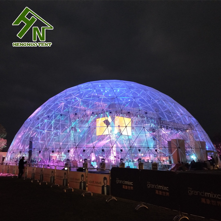 Diameter 35m Big Dome Tent Anti Rust Surface Outdoor Concert Flame Retardant
