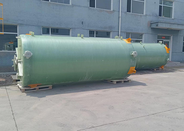 Vertical Harmless Treatment FRP Chemical Storage Tank Easy Installation 4000*7500mm